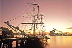 Tall Ship Sydney Opera House Sydney Harbour