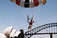Parasailing on the Harbour