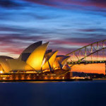 Sunset Sydney Harbour